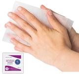 BZK Antiseptic Moist Towelette 5" x 7" Wipe (125 Count) Hand & Body Cleansing Wet Napkins Alcohol-Free Individually Wrapped Towels