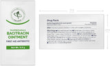 Bacitracin Ointment, First Aid, 50 Count .9g Packets - for Cuts, Burns, Abrasions, Wounds and Scrapes