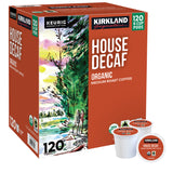 Coffee Organic House Decaf K-Cup Pod, 120-Count