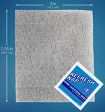 Cleansing Towelettes Antiseptic 5" x 7" Wipes (125 Count) Hand and Body Wet Napkins Individually Wrapped