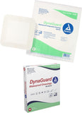 Dynarex DynaGuard Waterproof Dressings, Sterile, Four-Layer Composite Dressing, Protects and Offers Optimal Moist-Environment, Bordered - 6" x 6"