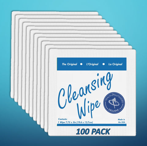 Cleansing Towelettes BLUE 100CT v1 - WIPE