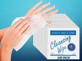 Cleansing Towelettes BLUE 100CT v1 - WIPE