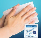 Cleansing Towelettes BLUE 100CT v1 - WIPE