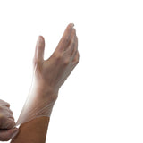 SafeTouch Vinyl Exam Gloves, Box of 100, Small