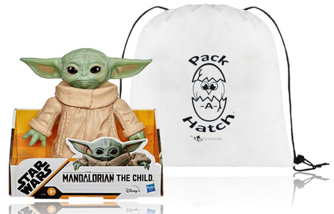 6 Inch Posable Baby Yoda Figure W/ Pack-A-Hatch