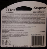 (4) Energizer CR2 Photo  Lithium Batteries (2-Pack x2 =4) EXP 2026