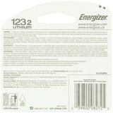 (4) CR123A Lithium Energizer Batteries EXP 2026 1500mAh 3V Photo (2/Pack x2 =4)
