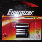 (4) Energizer CR2 Photo Batteries, 800mAh 3V Lithium EL1CR2BP2 (2/Pack x2 =4)