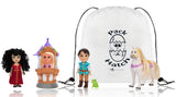 Disney Storytelling Rapunzel Petite Doll set W/ Bonus Pack-A-Hatch