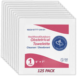 Obstetrical Towelettes 125 Count Individually Wrapped Wipes