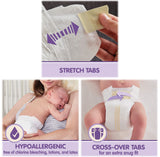 Member's Mark Premium Baby Diapers with HealthandOutdoors Moist Towelettes (Size 1 - 176 Count)