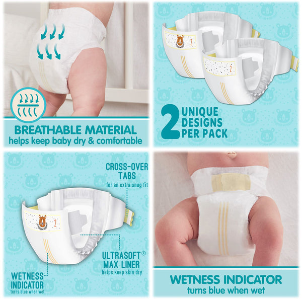 Member's Mark Premium Baby Diapers - Size 2 (12-18 lbs) 196 count W/ M –  healthandoutdoors