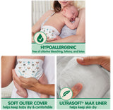 Member's Mark Premium Baby Diapers - Size 4 (22-37 lbs) 210 count W/ Moist Towelettes