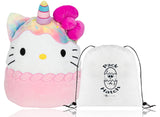 Hello Kitty Squishmallow 20 Inch Plush Pillow W/ Pack-A-Hatch