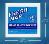 Fresh Nap BZK Antiseptic Wipes with Alcohol (125 Count)