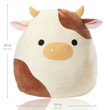 Squishmallow Ronnie the Cow 24 Inch Plush