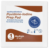 Povidone-Iodine Prep Pads (120 Count) Individually Wrapped Germicidal Wipes