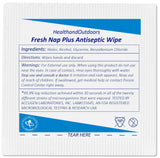 Fresh Nap BZK Antiseptic Wipes with Alcohol (125 Count)