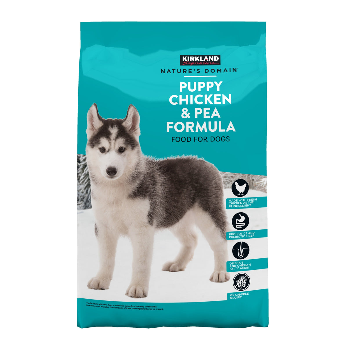 Kirkland Signature Nature's Domain Dog Food, Puppy Chicken & Pea Formula, 20 lbs - product image 4