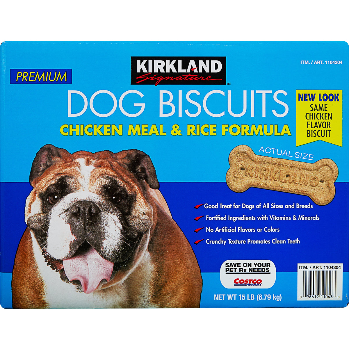 Kirkland Signature Premium Dog Biscuits, 15 lbs - product image 1