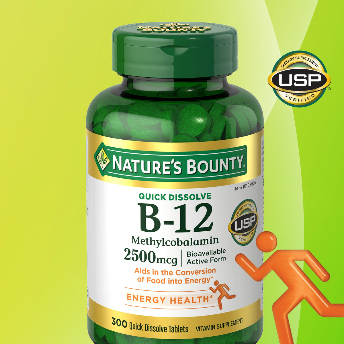 Nature's Bounty Vitamin B-12, 2500 mcg, 300 ct - product image 7