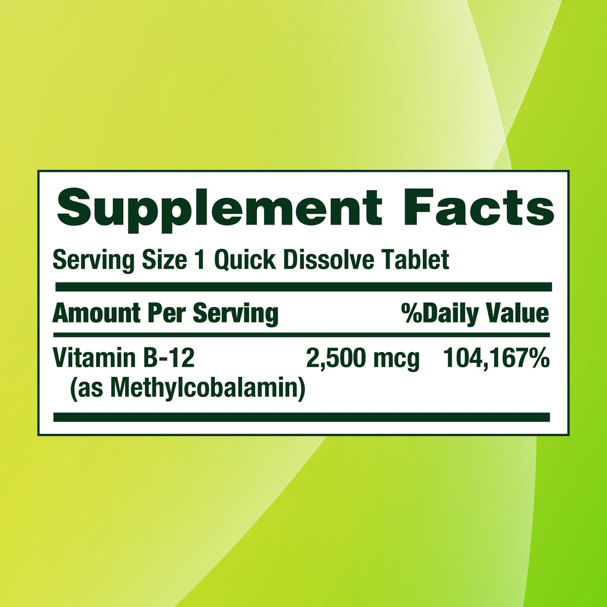 Nature's Bounty Vitamin B-12, 2500 mcg, 300 ct - product image 8