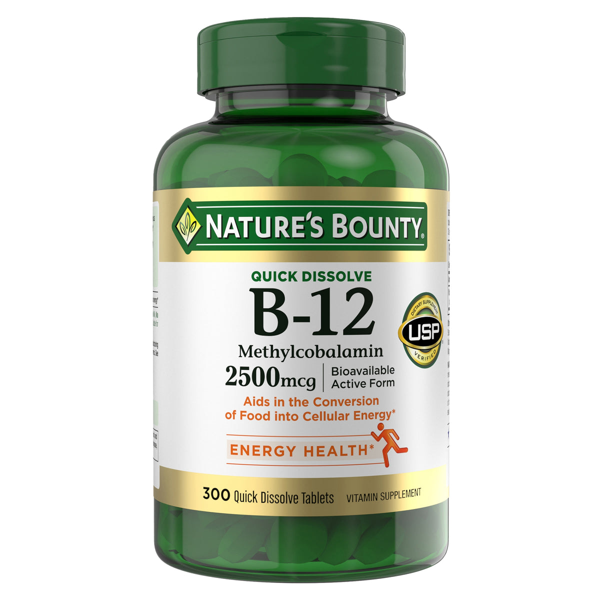 Nature's Bounty Vitamin B-12, 2500 mcg, 300 ct - product image 1