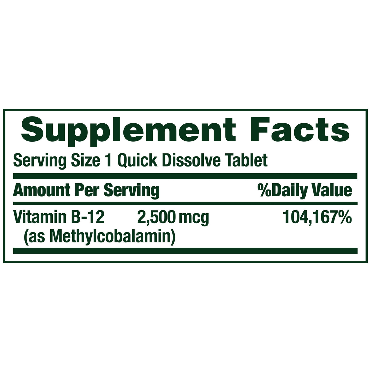 Nature's Bounty Vitamin B-12, 2500 mcg, 300 ct - product image 5