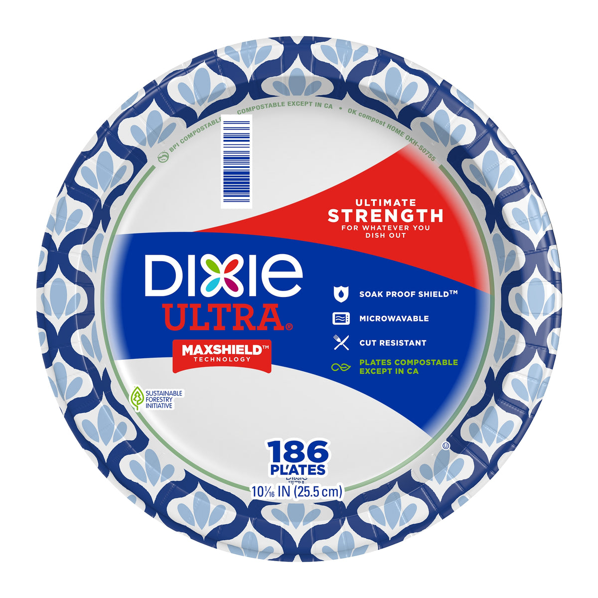 Dixie Ultra Paper Plate, 10-1/16", 186 ct - product image 4