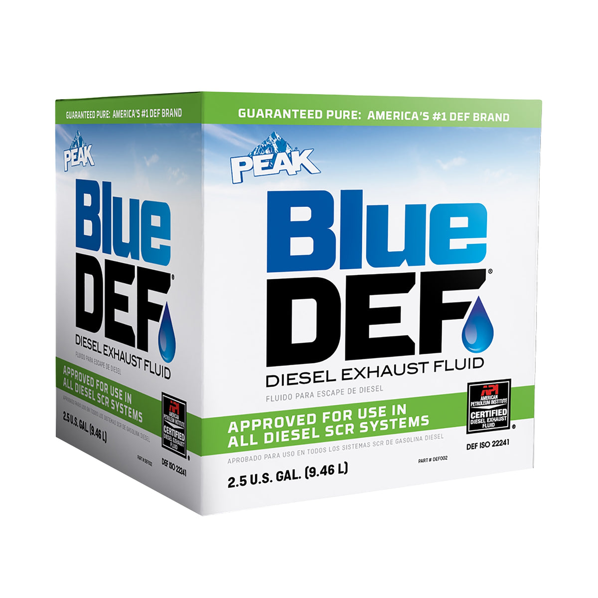 PEAK Blue DEF Diesel Exhaust Fluid, 2.5 Gallon - product image 1