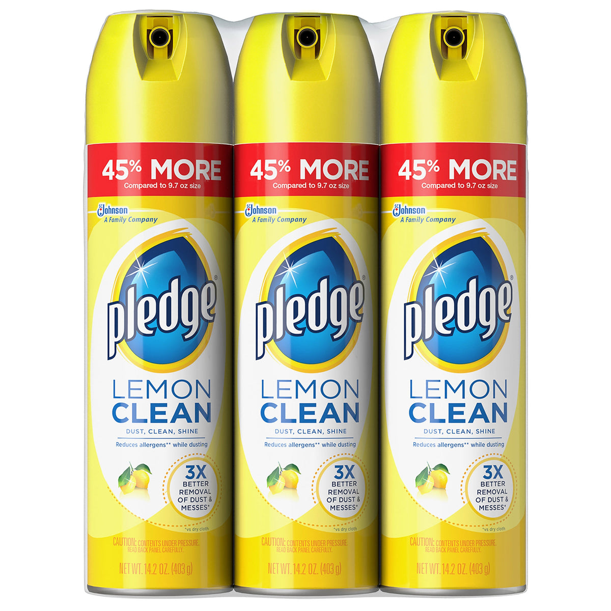Pledge Enhancing Polish, Lemon, 14.2 oz, 3 ct - product image 4
