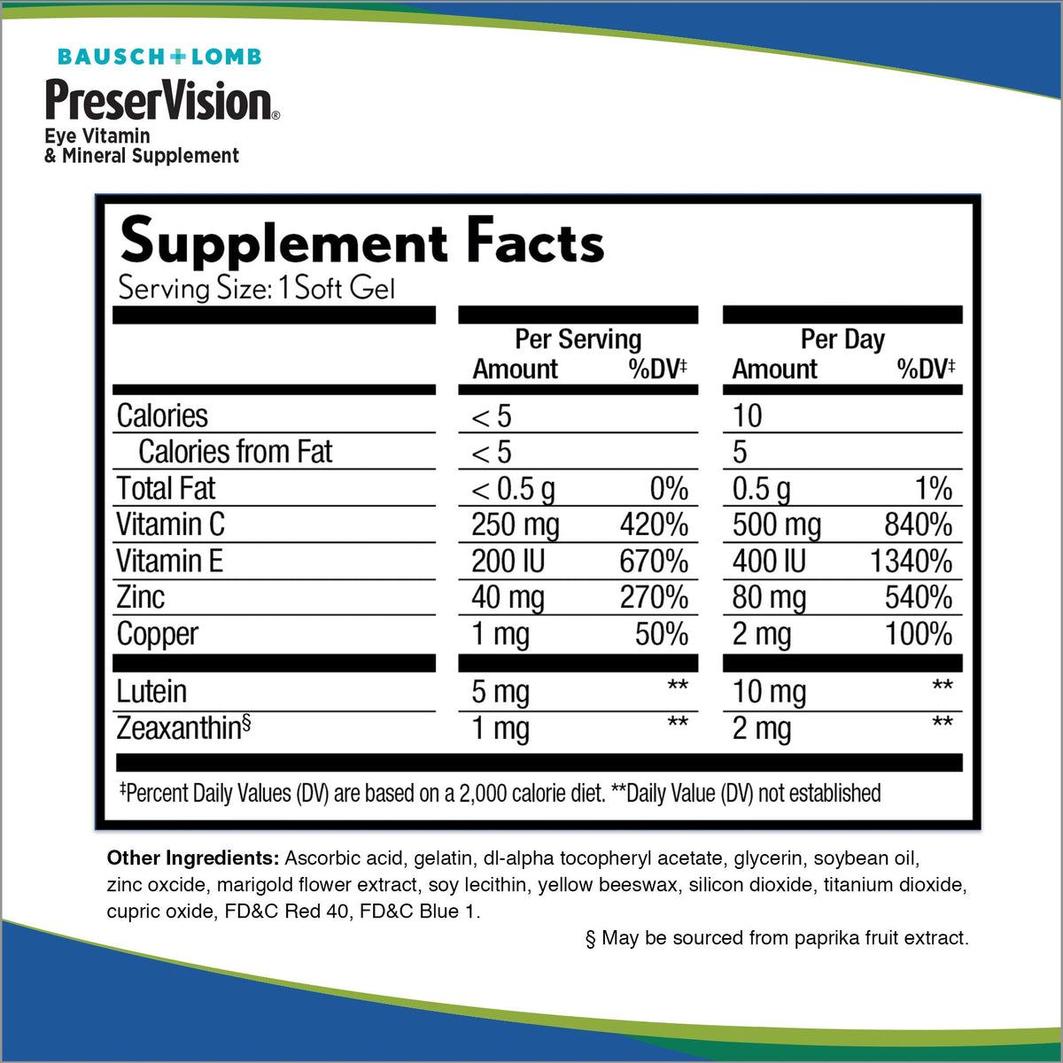PreserVision Eye Vitamin and Mineral Supplement AREDS 2 Formula, 210 ct - product image 6