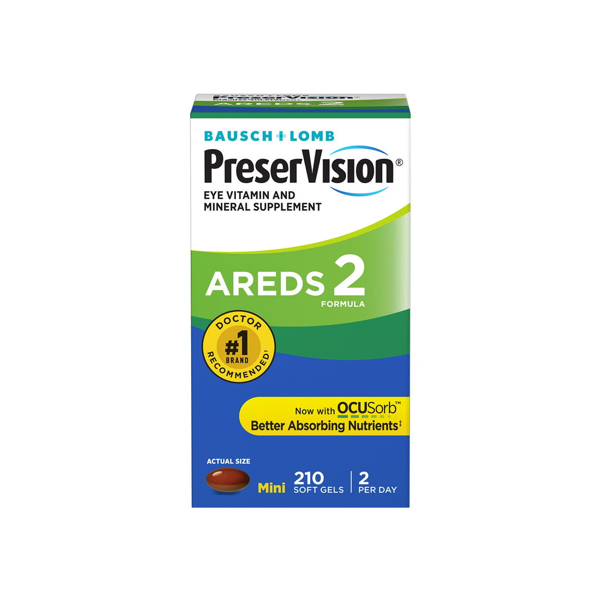 PreserVision Eye Vitamin and Mineral Supplement AREDS 2 Formula, 210 ct - product image 1