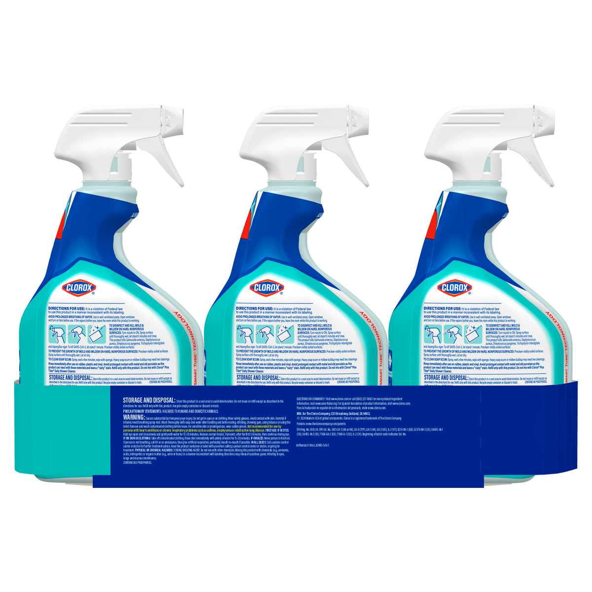 Clorox Bathroom Foamer with Bleach, OceanMist, 30 oz, 3 ct - product image 3