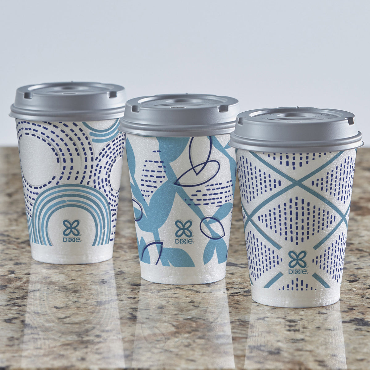 Dixie To Go Insulated Paper Hot or Cold Cups & Lids, Variety Pack, 12 oz, 100 ct - product image 4