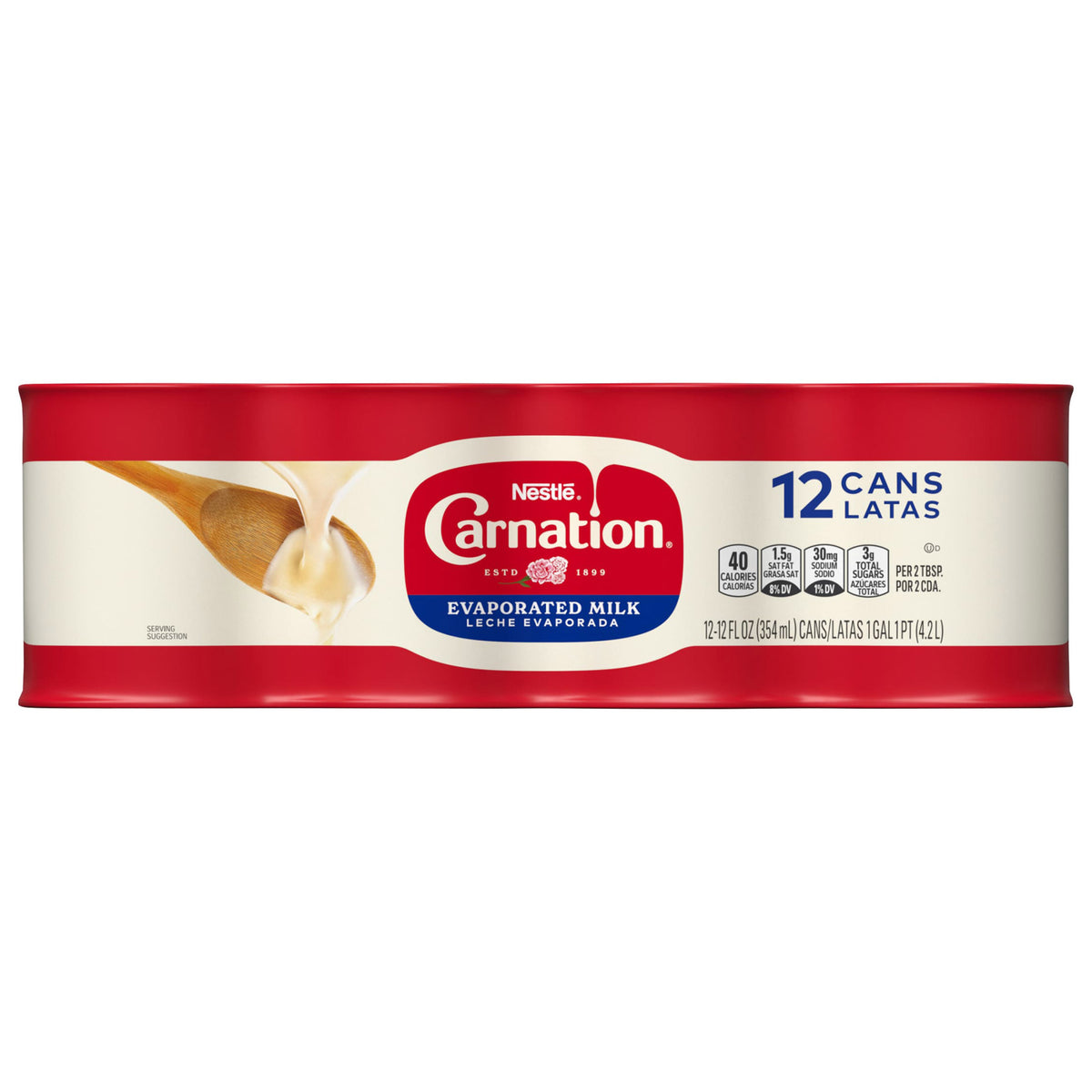 Nestlé Carnation Evaporated Milk, 12 fl oz, 12 ct - product image 5