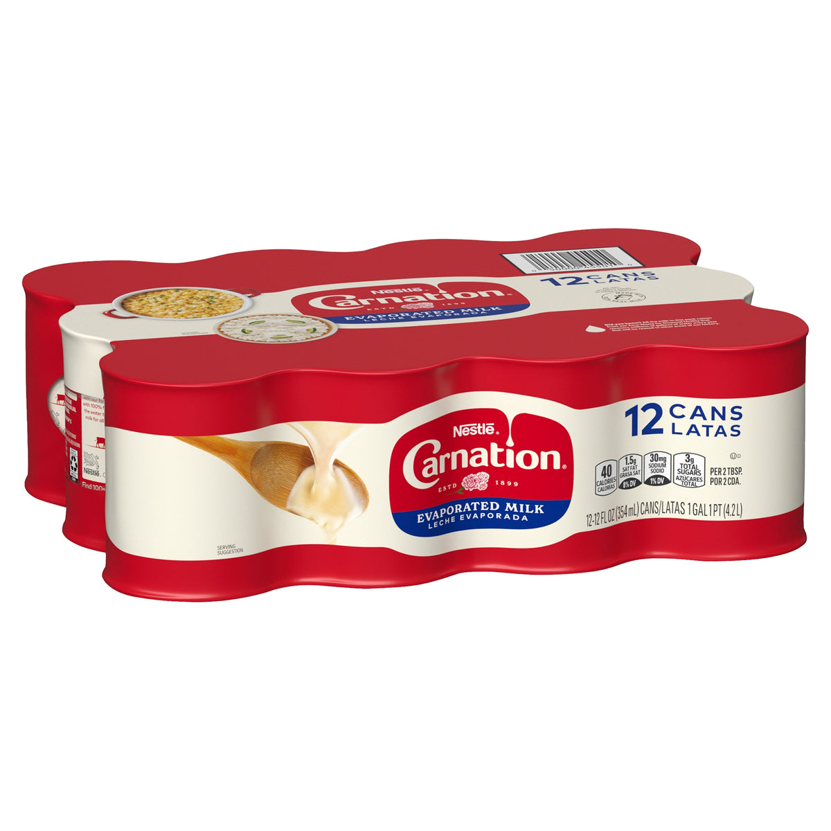 Nestlé Carnation Evaporated Milk, 12 fl oz, 12 ct - product image 2