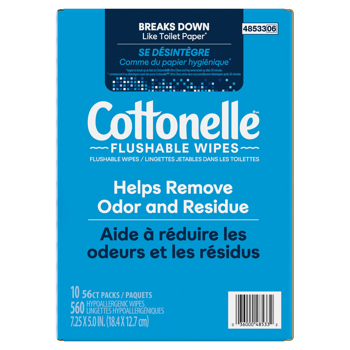 Cottonelle Fresh Care Flushable Wipes, 560 Wipes - image 4