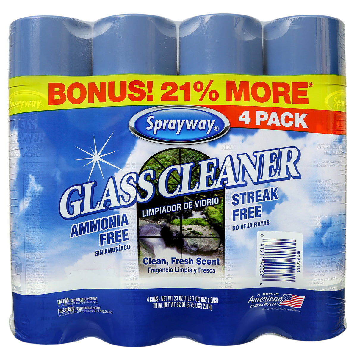 Sprayway Glass Cleaner, 23 fl oz, 4 ct - product image 5