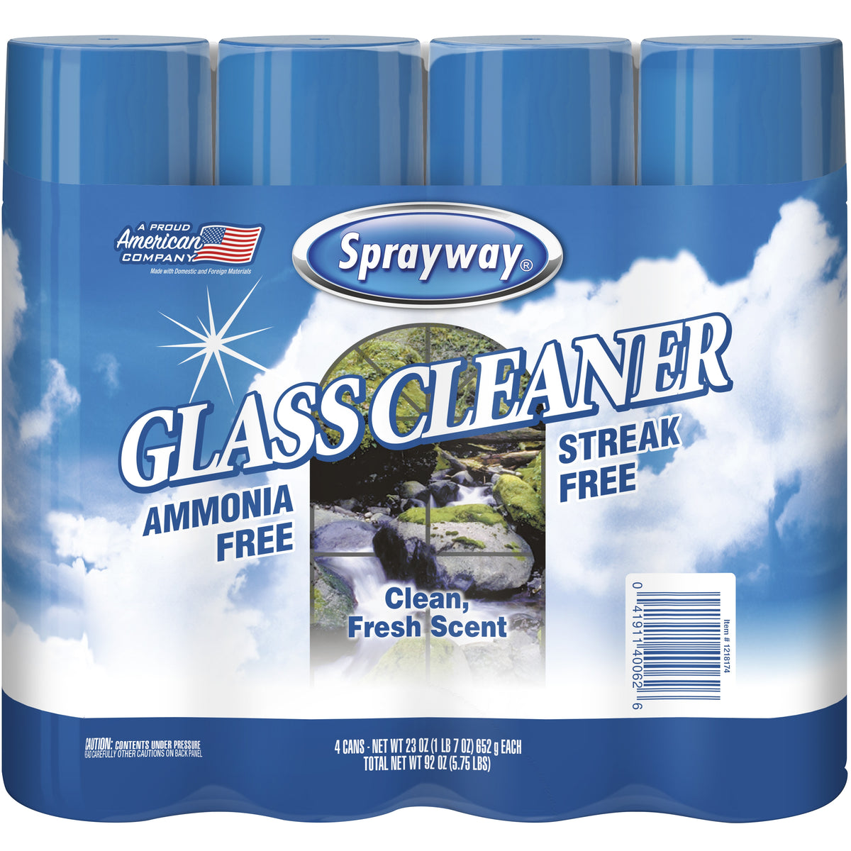 Sprayway Glass Cleaner, 23 fl oz, 4 ct - product image 3