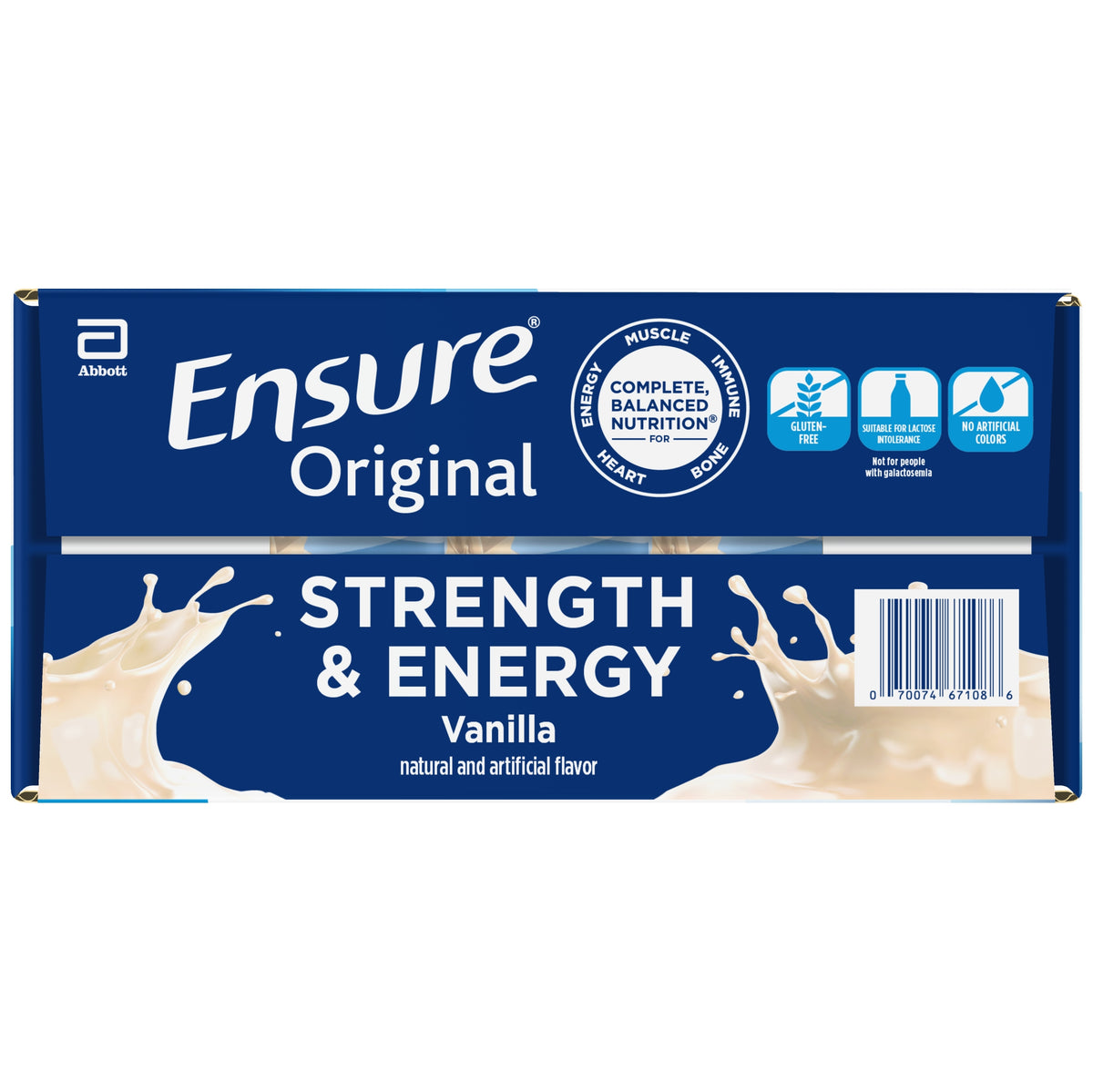 Ensure Original Nutrition Shake, Vanilla, 8 fl oz, 30 ct - product image 2
