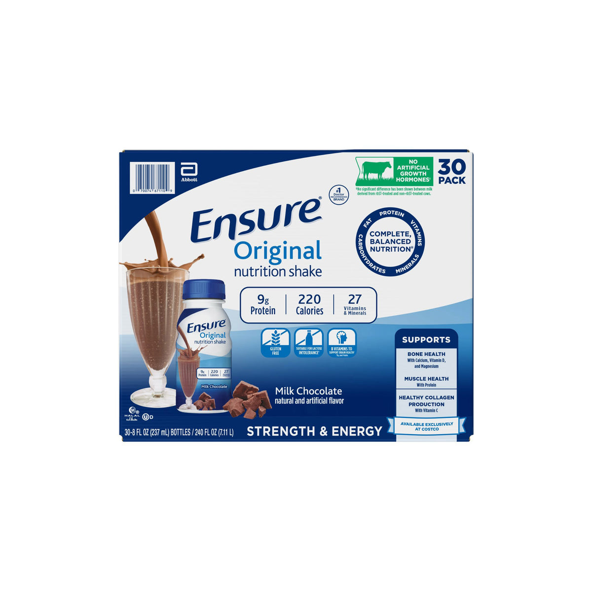 Ensure Original Nutrition Shake, Milk Chocolate, 8 fl oz, 30 ct - product image 13