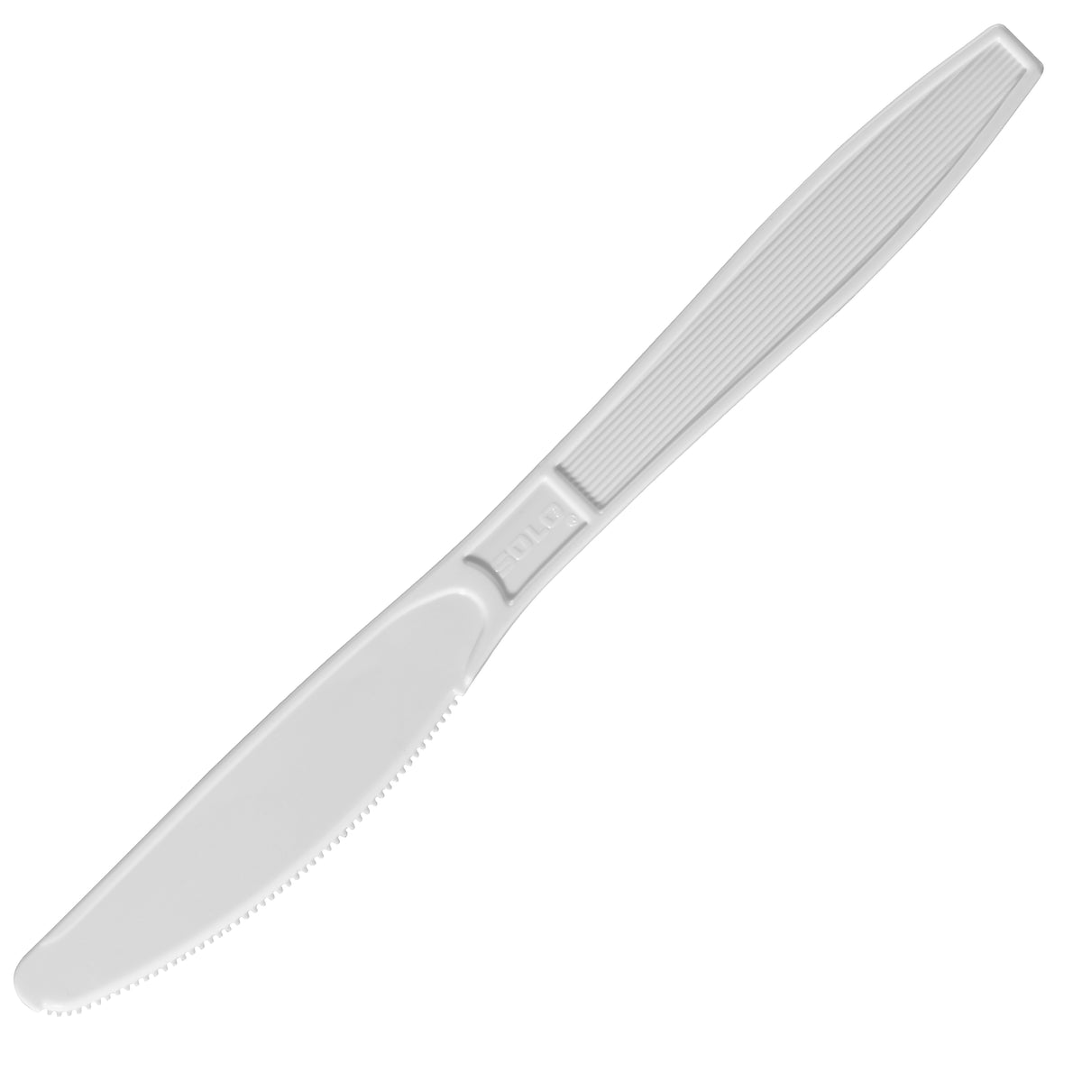Solo Plastic Knife, Heavyweight, White, 500 ct - product image 1
