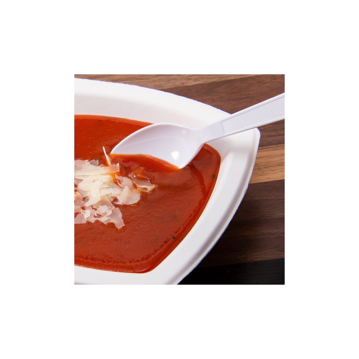 Solo Plastic Spoon, Heavyweight, White, 500 ct - product image 5