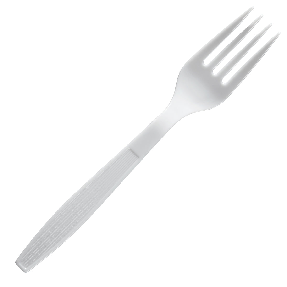 Solo Plastic Fork, Heavyweight, White, 500 ct - product image 2