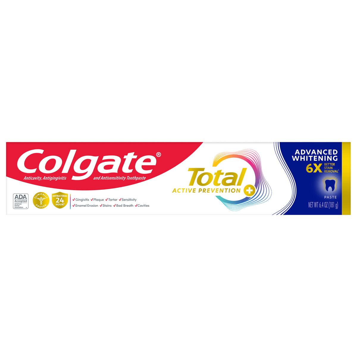 Colgate Total Toothpaste, 6.4 oz, 5 ct - product image 7