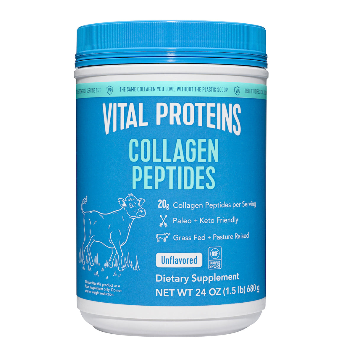 Vital Proteins Collagen Peptides, Unflavored, 24 oz - product image 7