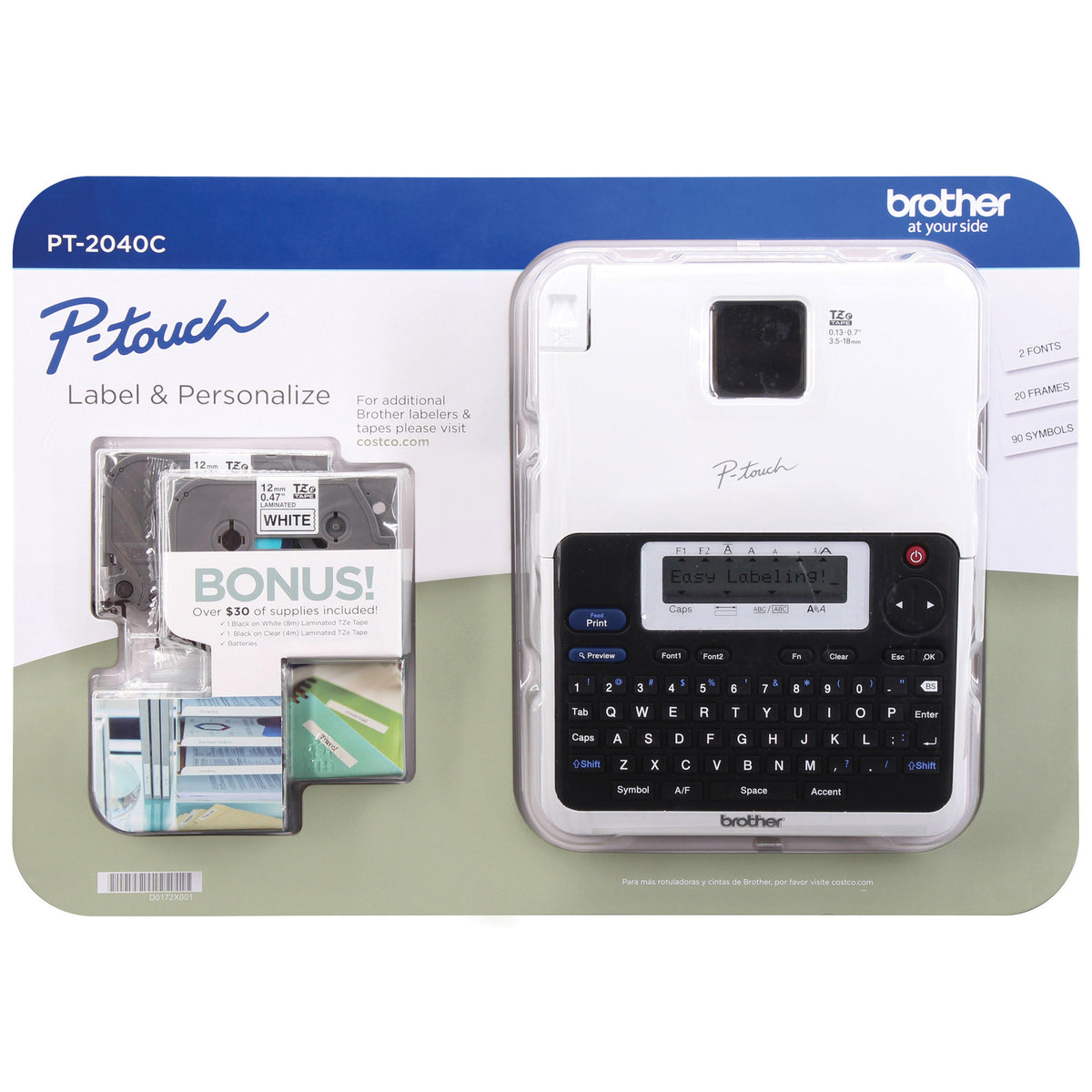 Brother P-Touch PT-2040C Label Maker with Supplies - product image 4