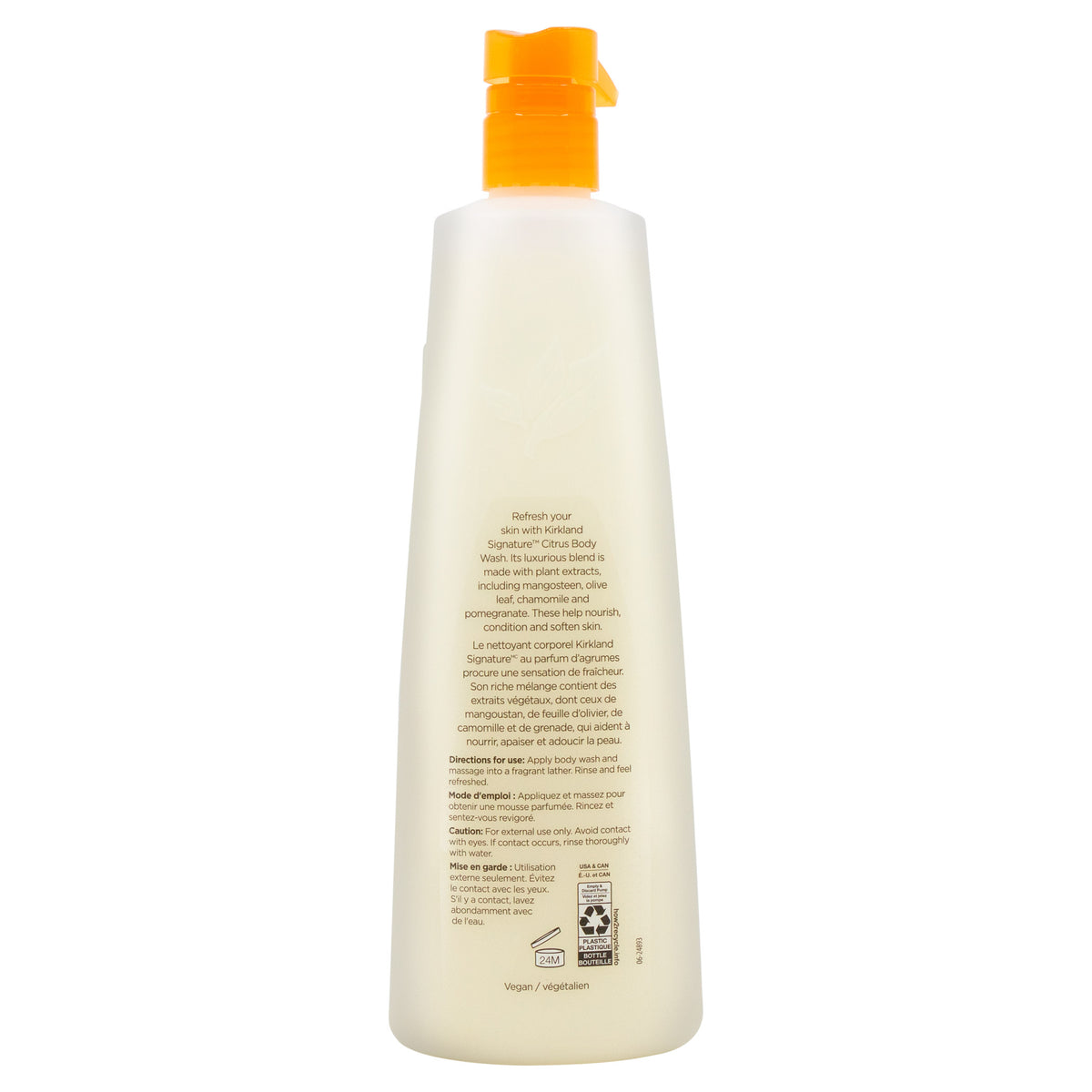 Kirkland Signature Liquid Body Wash, Citrus, 27 fl oz, 2 ct - product image 8